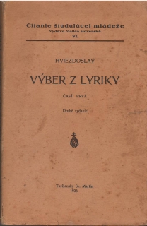 Hviezdoslav -Výber z lyriky /brož /
