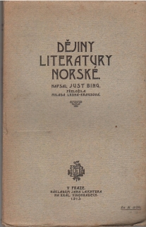 Dějiny literatury Norské /brož /