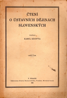 Čtení o ústavních dějinách Slovenských
