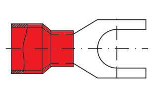 RF-U10 červená / red 0,5-1,5 mm2