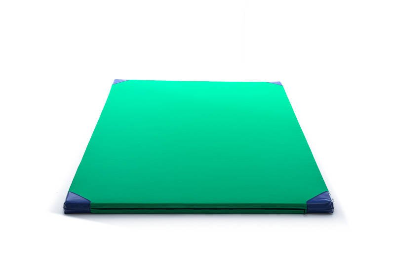 Gymnastická žinenka stred. tvrdá (R90) 200x120x5 EKOKOŽA RM-50 Ring Sport zelená