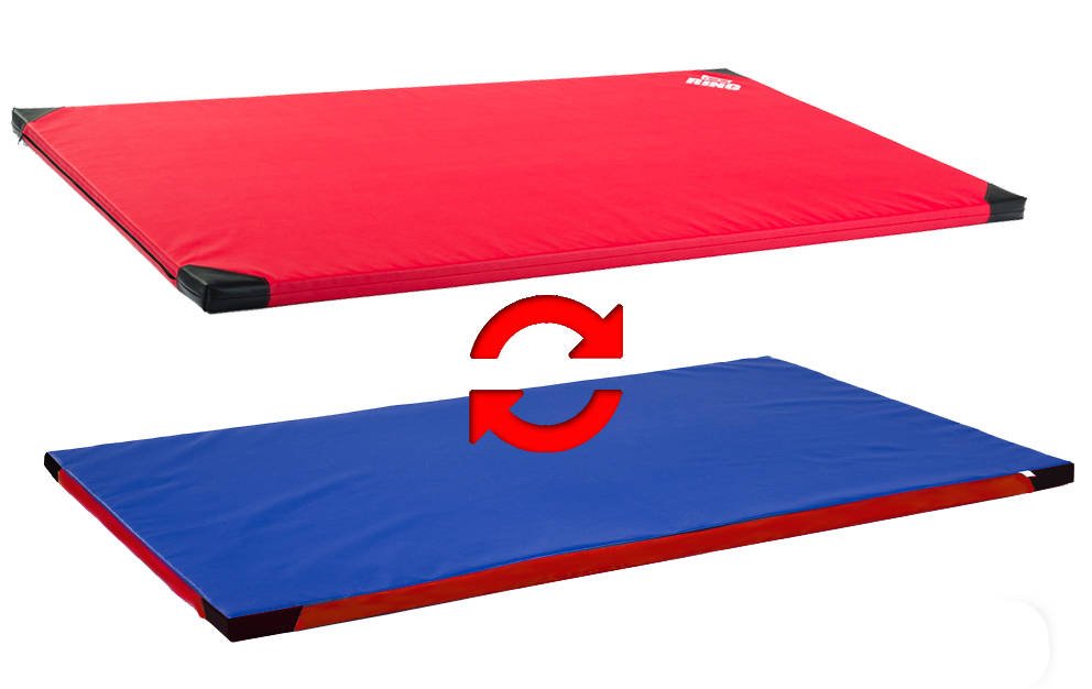 Gymnastická žinenka protišmyková tvrdá (T120) 200x120x5 RM-56 Ring Sport červená