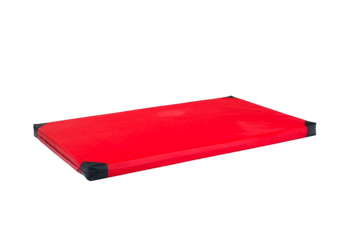 Gymnastická žinenka mäkká (R60) 200x120x10 EKOKOŽA RM-10 Ring Sport červená