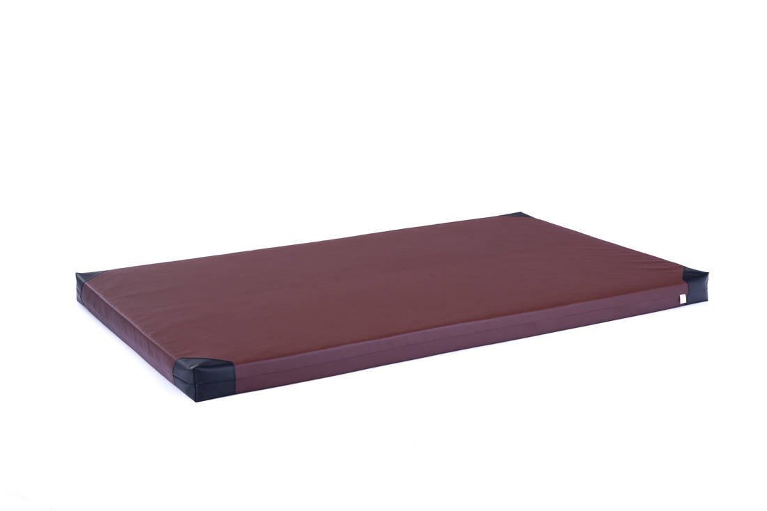 Gymnastická žinenka mäkká (R60) 200x120x10 EKOKOŽA RM-10 Ring Sport hnedá