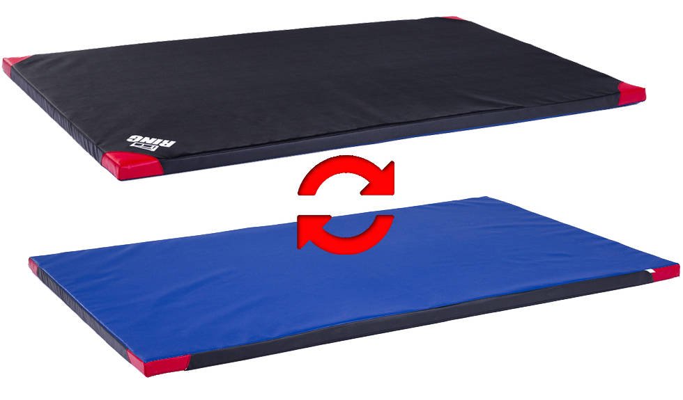 Gymnastická žinenka protišmyková tvrdá (T120) 200x120x5 RM-56 Ring Sport čierna