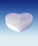 Forma plávajúca sviečka Srdce x6, plast