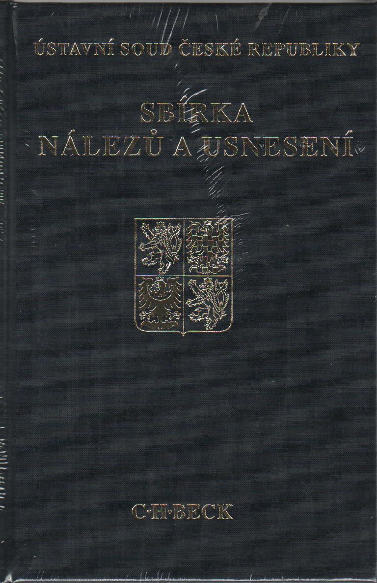 Sbírka nálezů a uznesení ÚS ČR, sv. 66 + CD