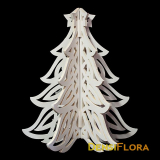 Vianočný strom Tommi, 120 cm, 3 ramená, Vianočná 3D dekorácia