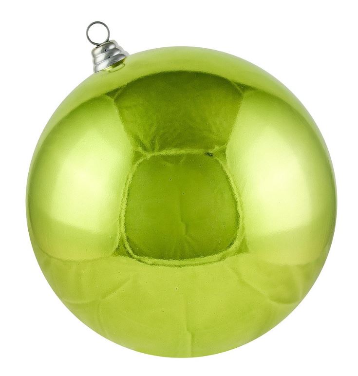 Vianočná guľa MAXI 30cm zelená lesklá, 3D vianočná dekorácia