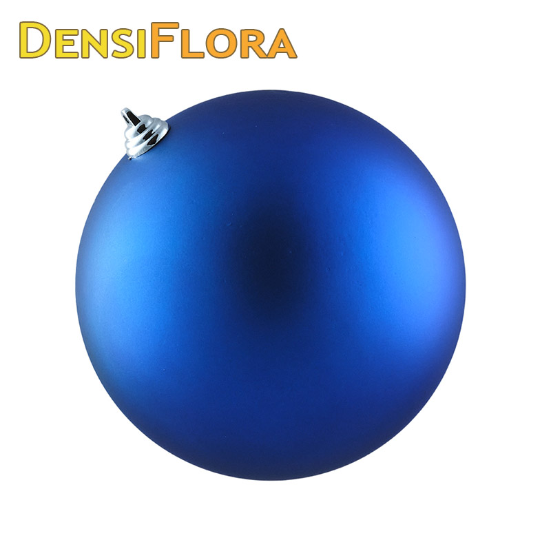 Vianočná guľa MAXI 40cm modrá matná, 3D vianočná dekorácia