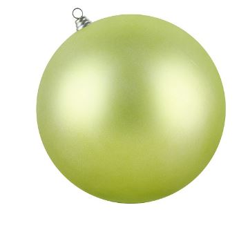 Vianočná guľa MAXI 20cm zelená matná, 3D vianočná dekorácia