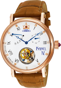 tourbillon karel IV. gold rose