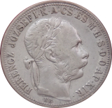 F.J. 1 Forint 1890 K.B. Fiume