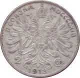 F.J. 2 Krone 1913 b.z.