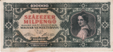 Maďarsko 100 000 Milpengo 1946