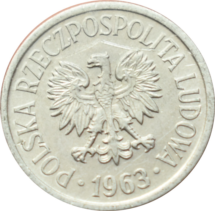 Poľsko 20 Groszy 1963