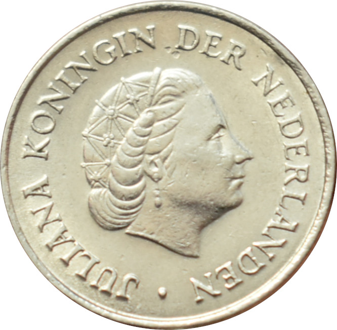 Holandsko 25 Cents 1964