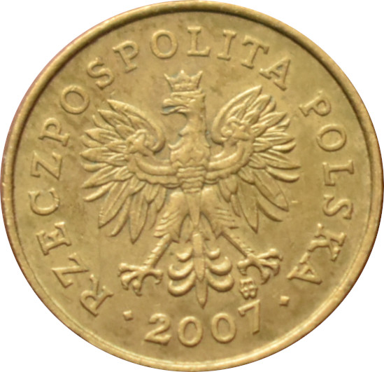 Poľsko 1 Grosz 2007