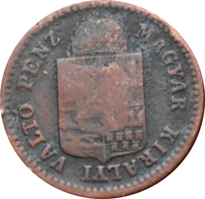 F.J. 1 Krajcár 1883 K.B.