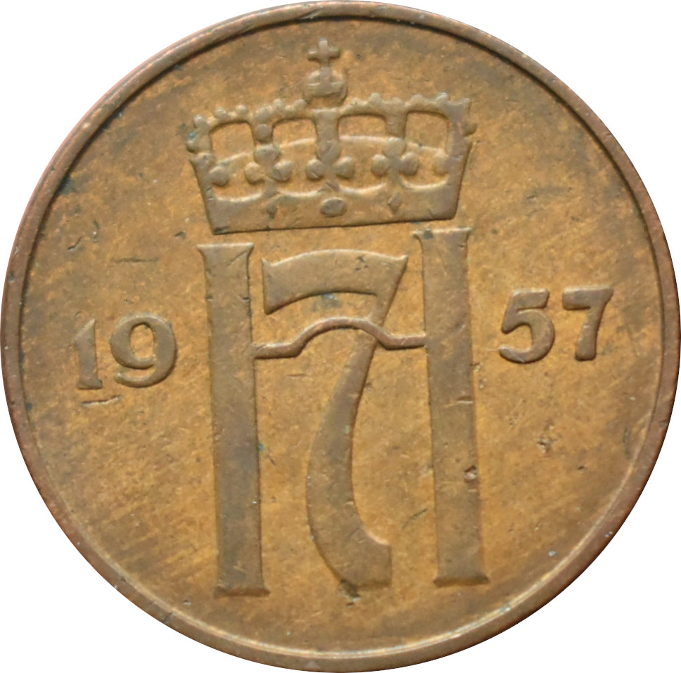 Nórsko 5 Ore 1957