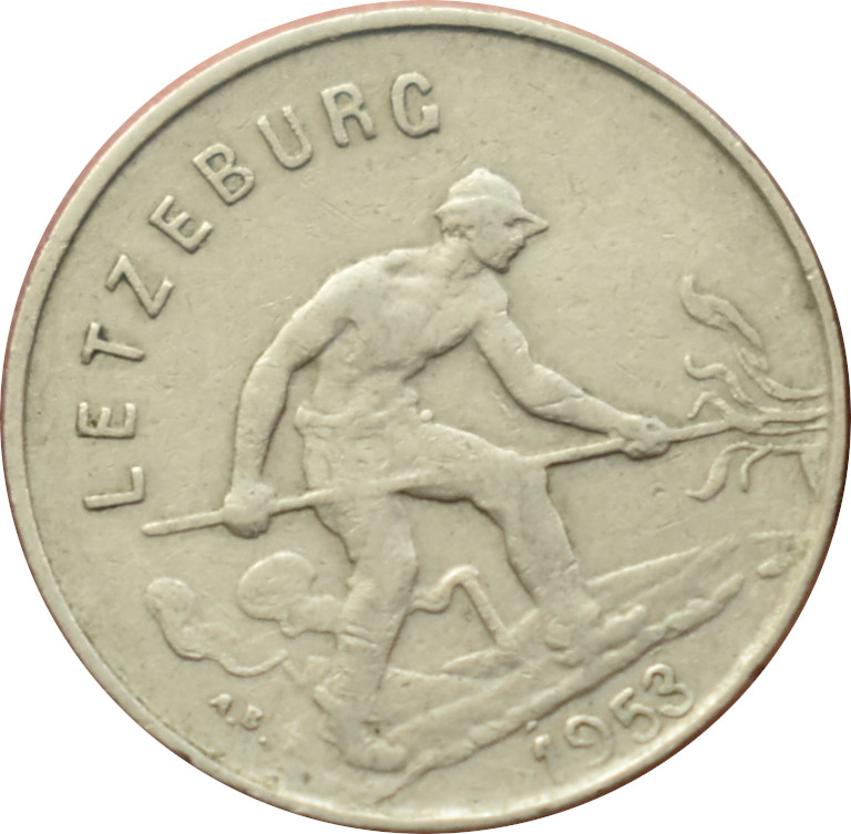Luxembursko 1 Frank 1953