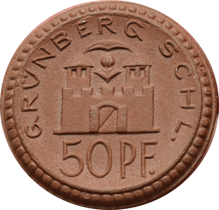 Nemecko Grünberg-Schlesien 50 Pfennig 1921