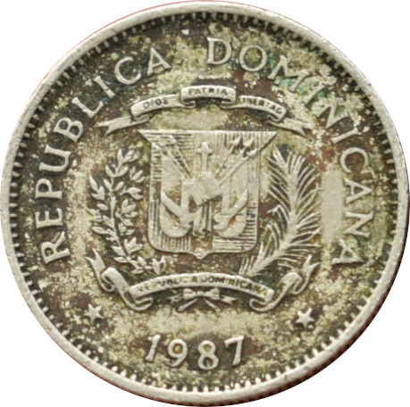Dominikánska Republika 10 Centavos 1987