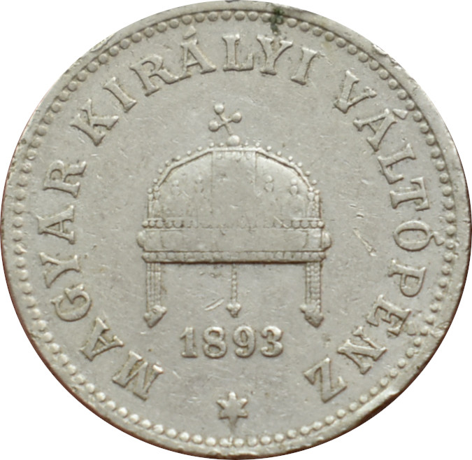 F.J. 20 Fillér 1893 K.B.