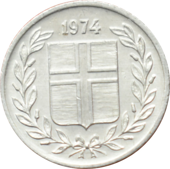 Island 10 Aurar 1974