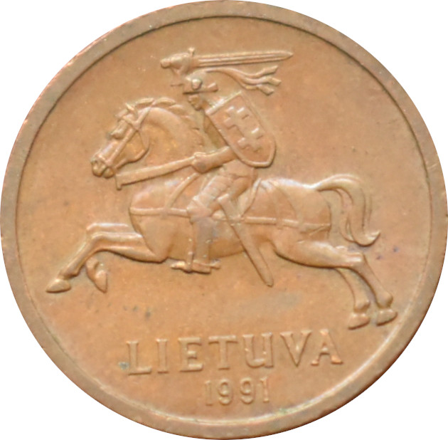 Litva 20 Centas 1991