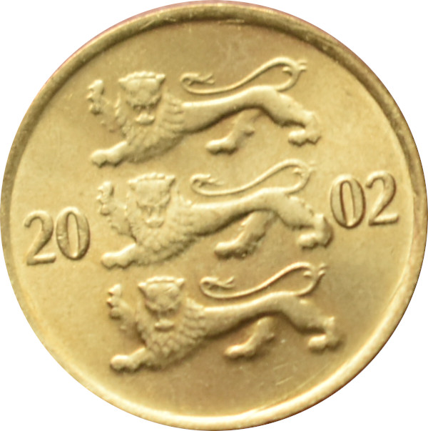 Estónsko 10 Senti 2002