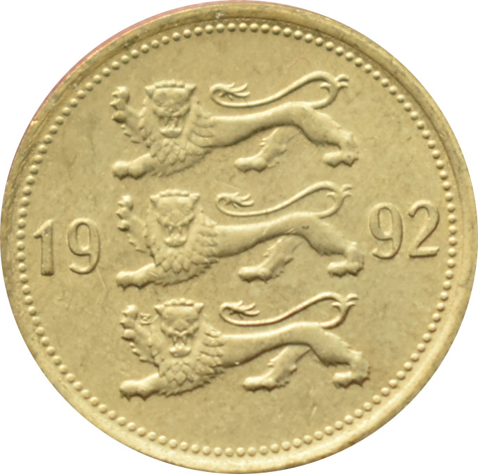 Estónsko 50 Senti 1992