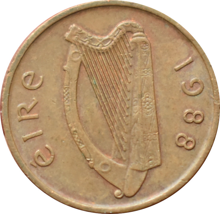 Írsko 1 Penny 1988