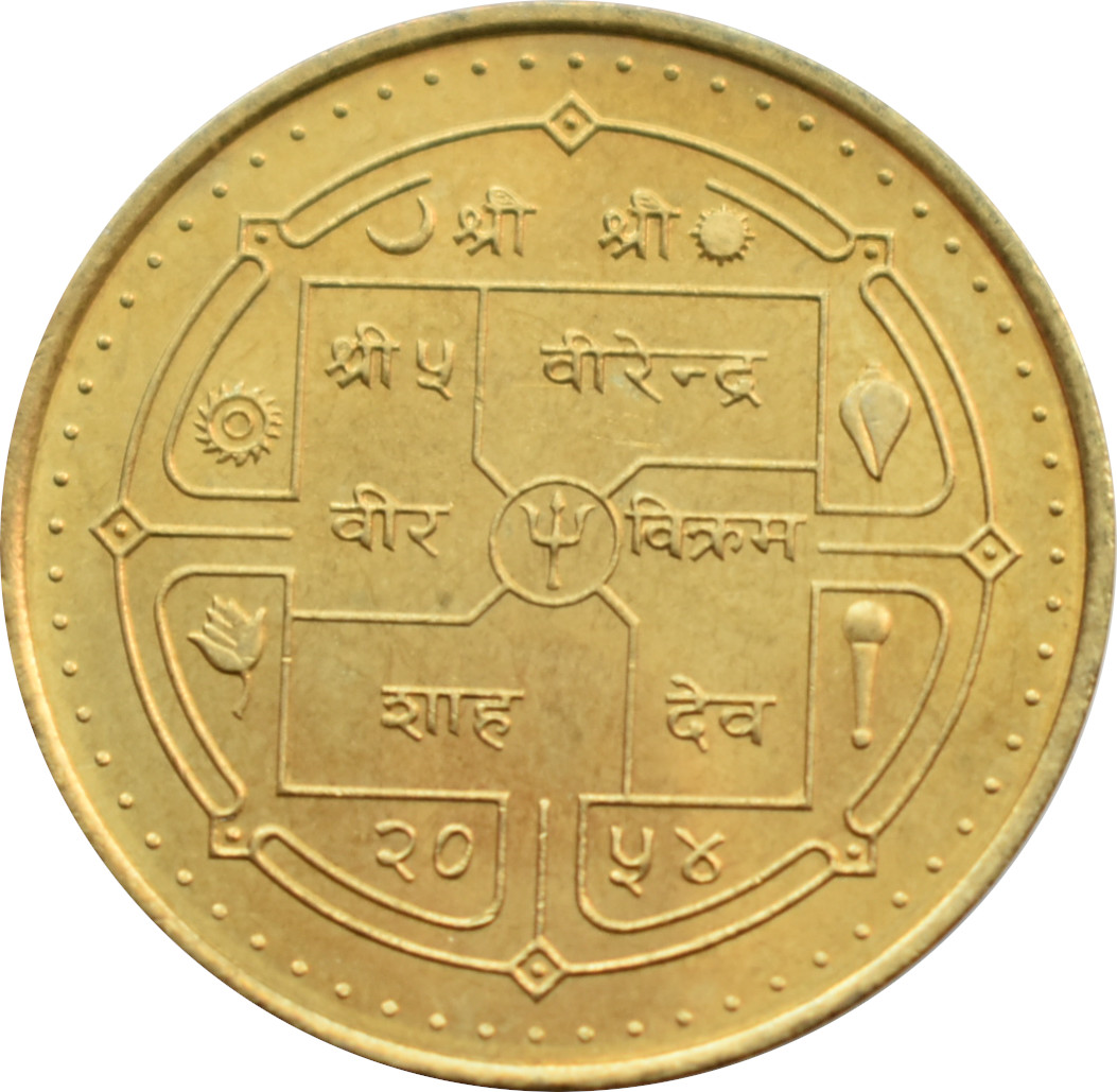 Nepál 2 Rupees 1997