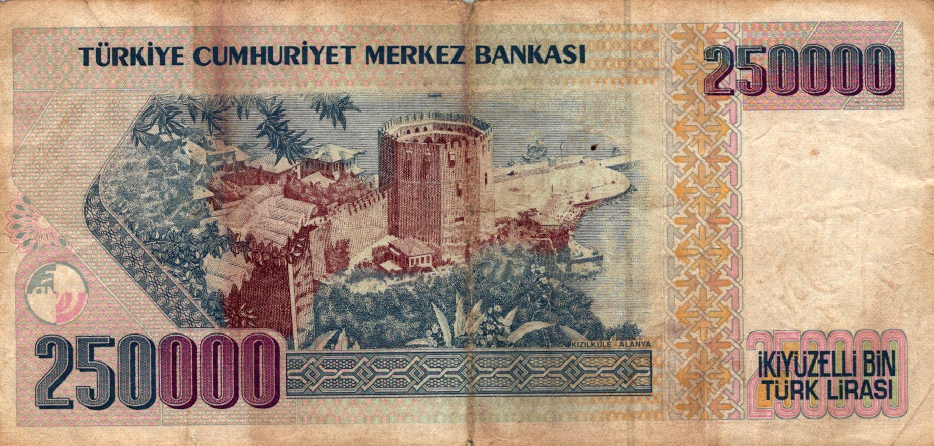 Turecko 250 000 Lira 1970