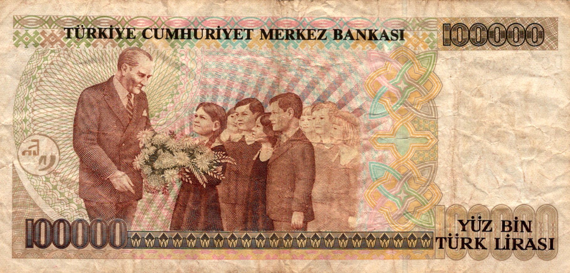 Turecko 100 000 Lira 1970