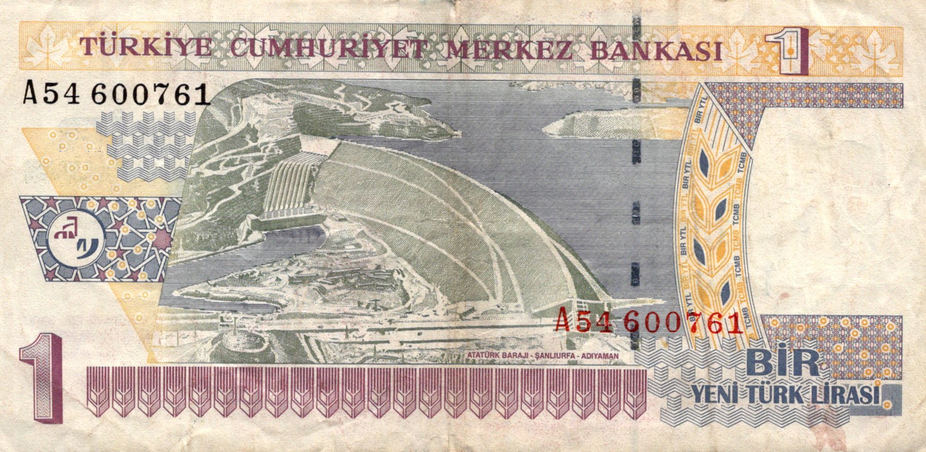 Turecko 1 Lira 1970