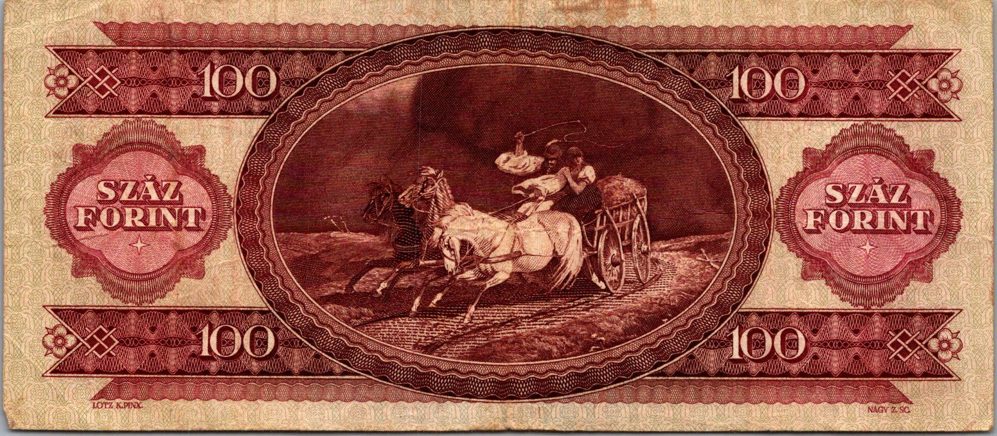 Maďarsko 100 Forint 1992