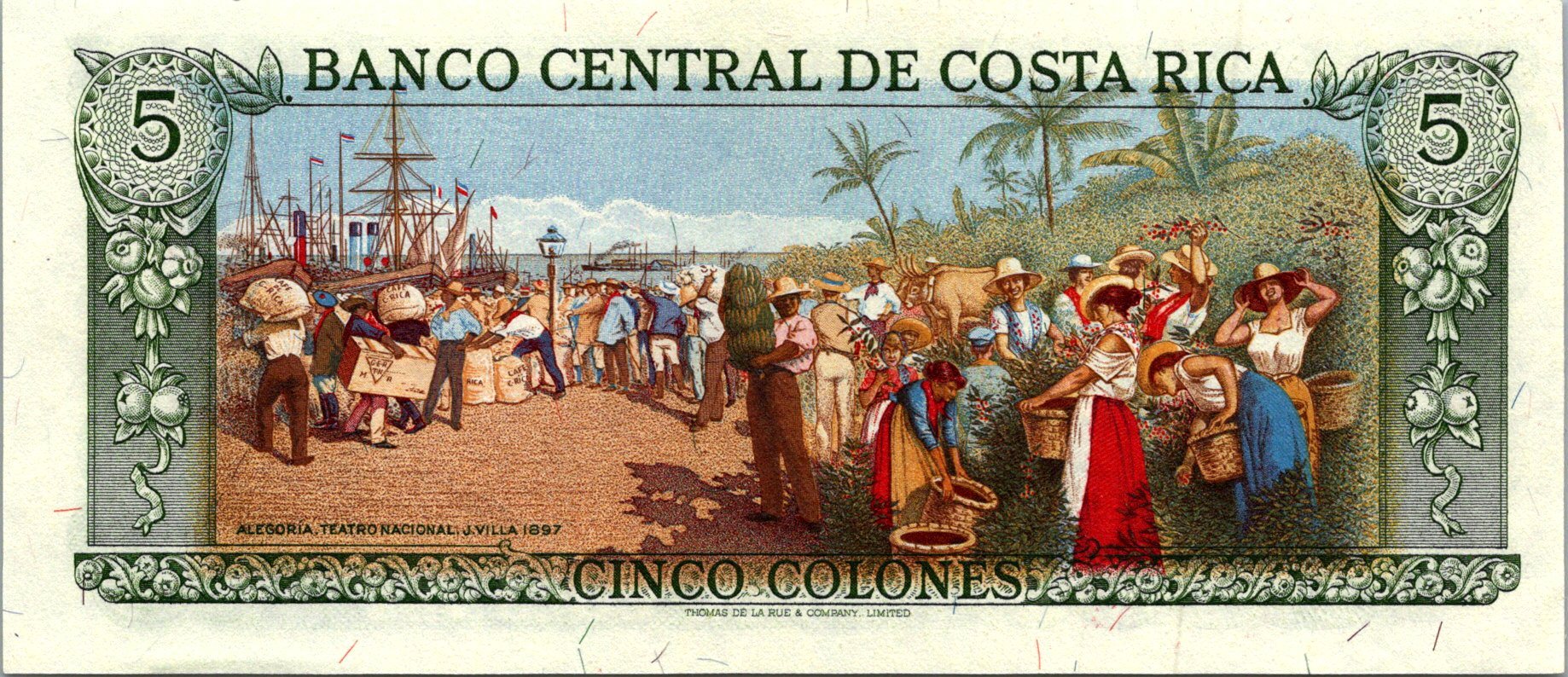 Kostarika 5 Colones 1981