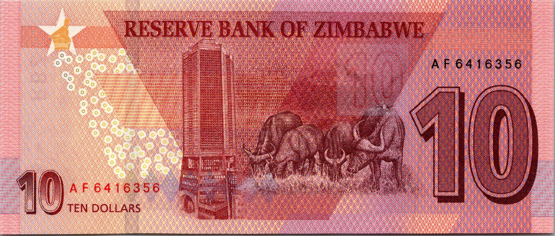 Zimbabwe 10 Dollars 2020