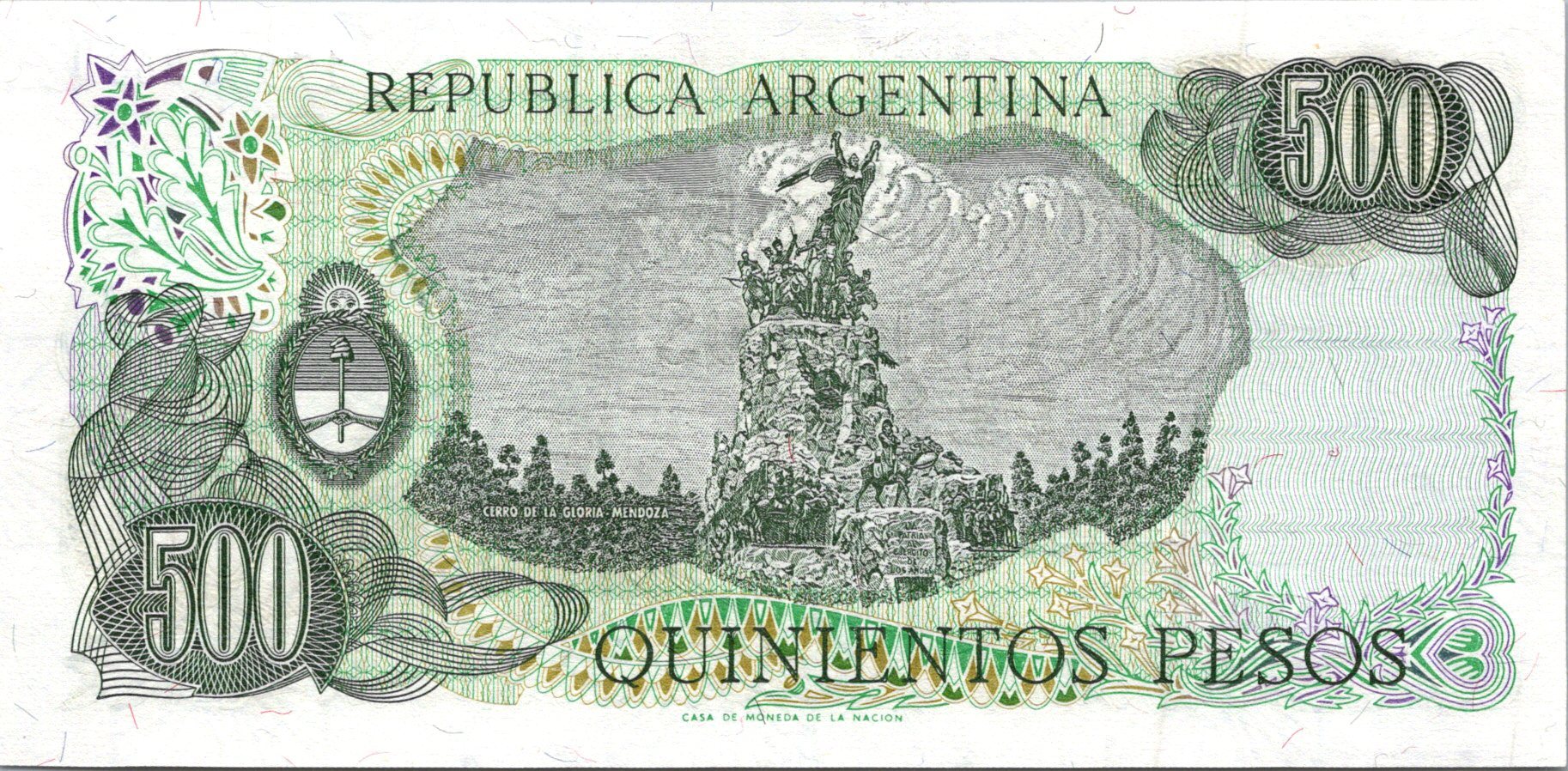 Argentína 500 Pesos 1982