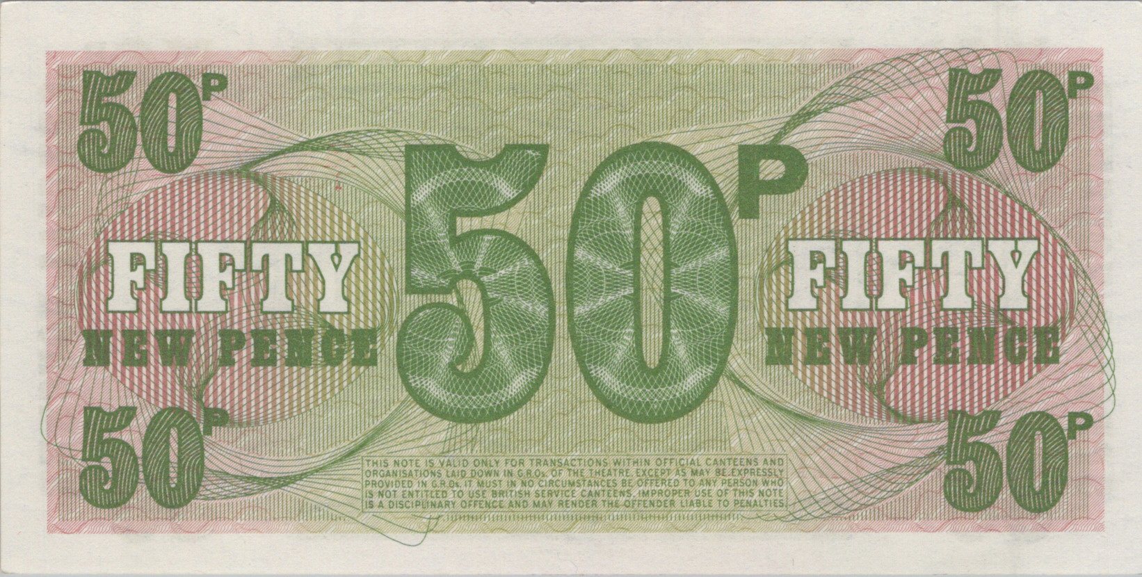 Anglicko 50 New Pence 1972