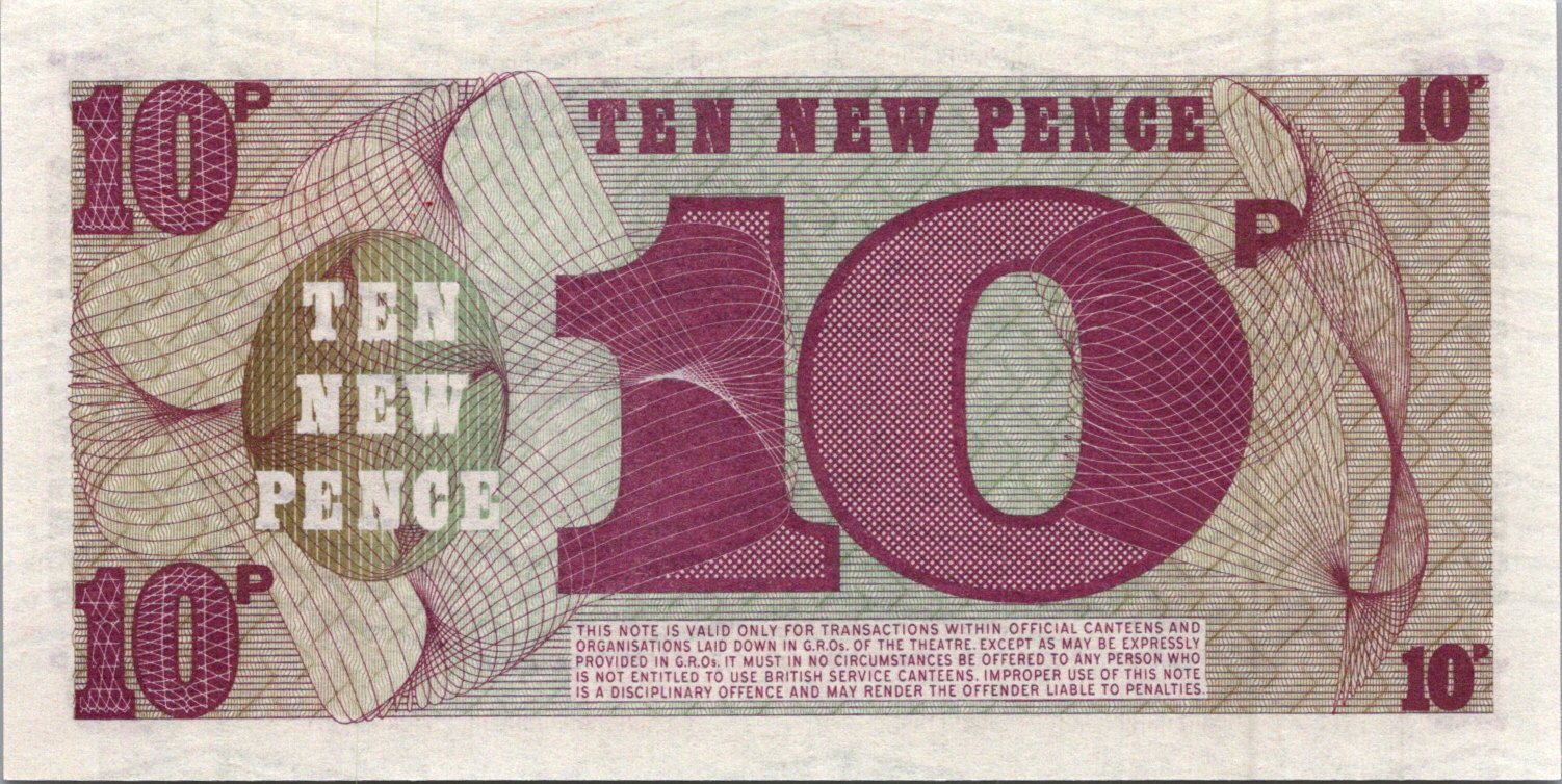 Anglicko 10 Pence 1972