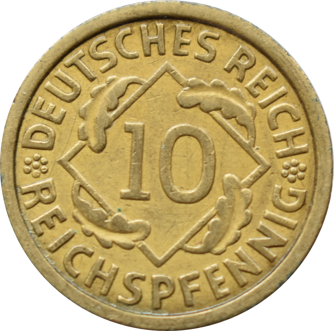 Nemecko - Weimarská republika 10 Reichspfennig 1930 A