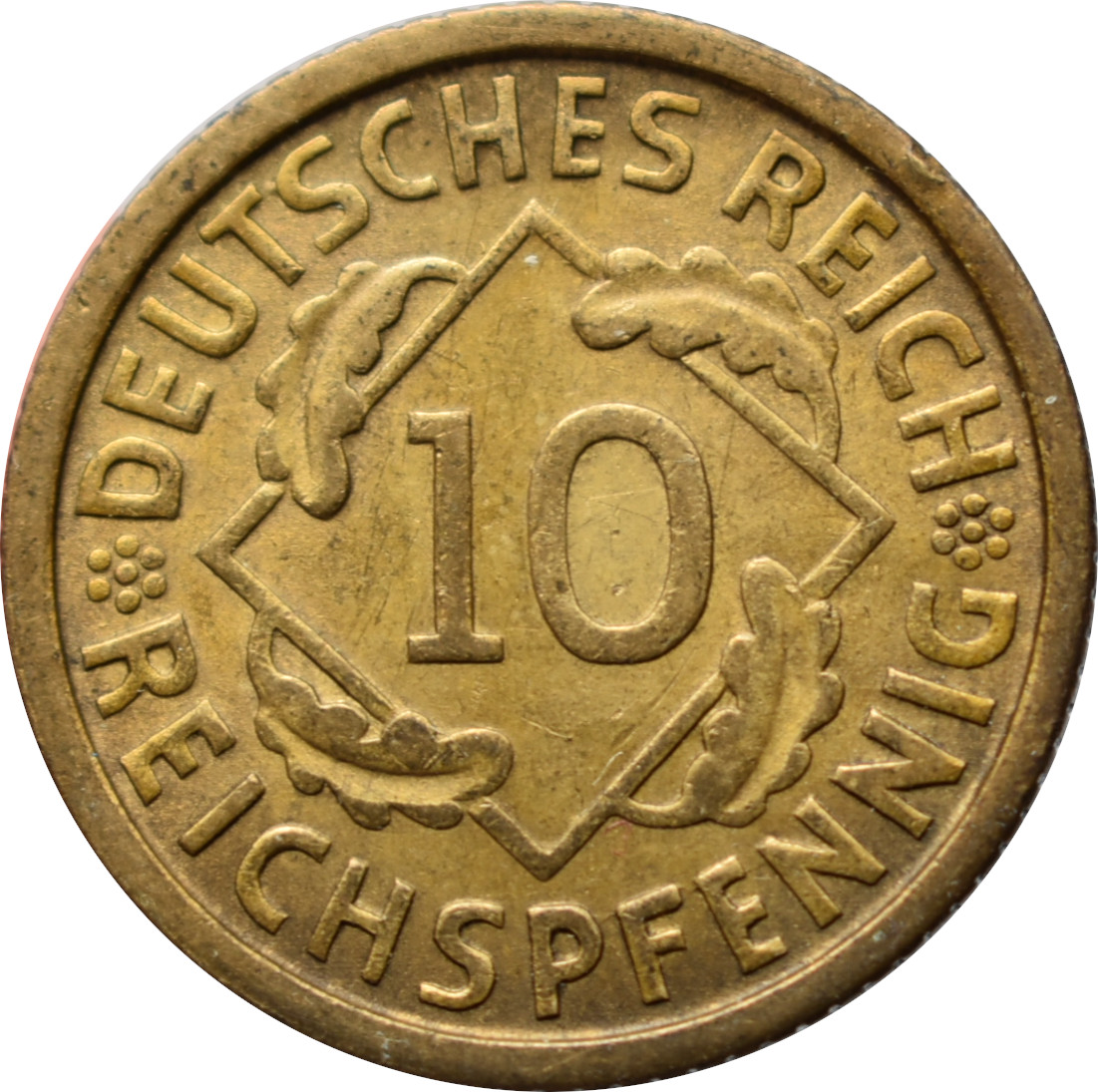 Nemecko - Weimarská republika 10 Reichspfennig 1929 D