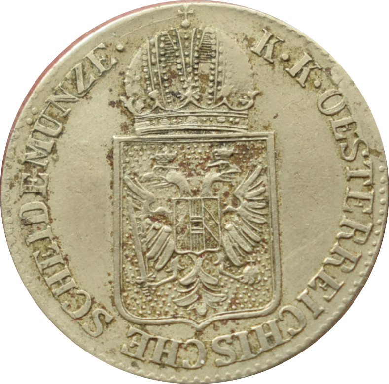 F.J. 6 Kreuzer 1849 A