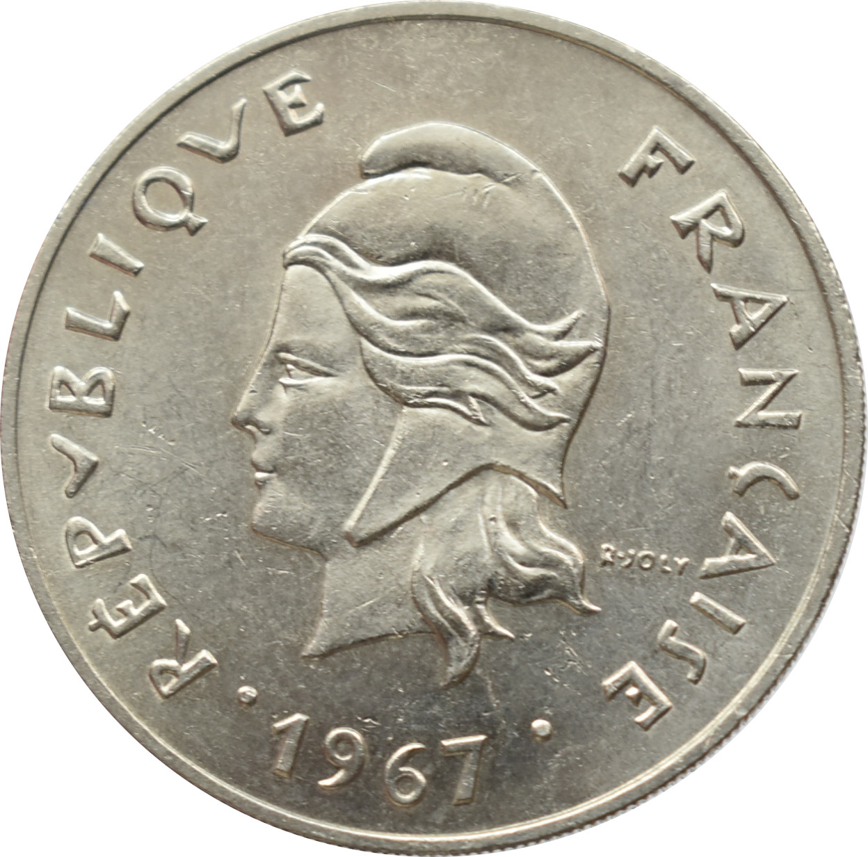 Francúzska Polynézia 50 Francs 1967