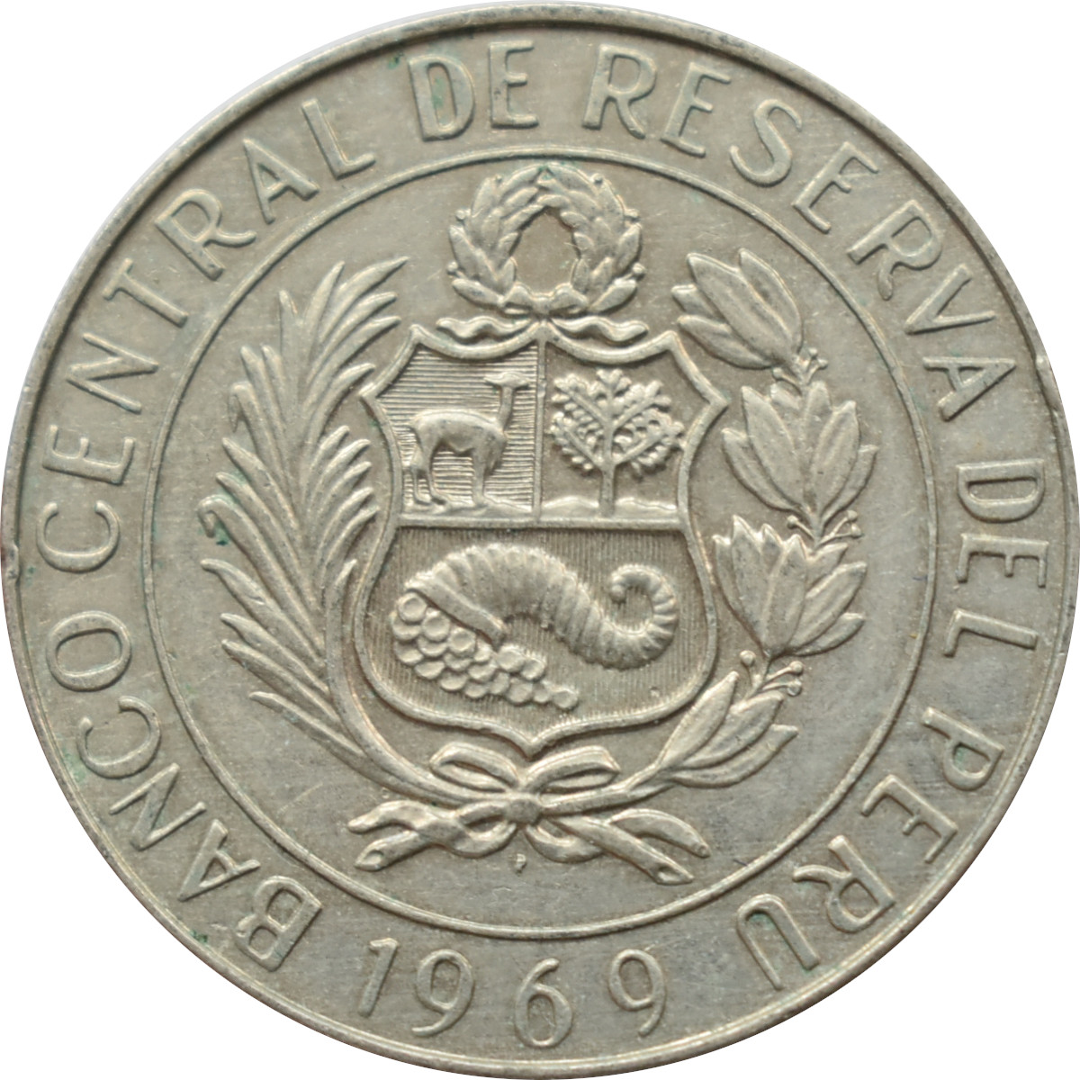 Peru 10 Soles de Oro 1969