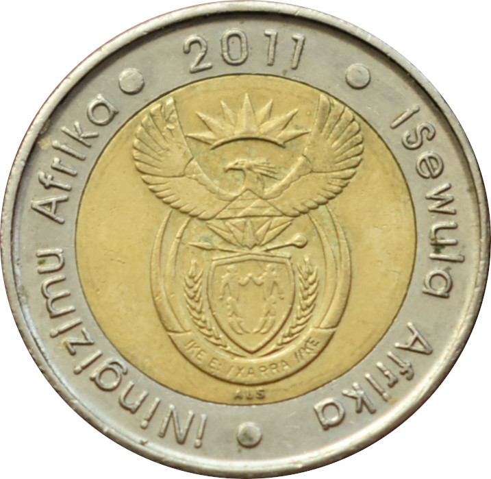 Južná Afrika 5 Rand 2011