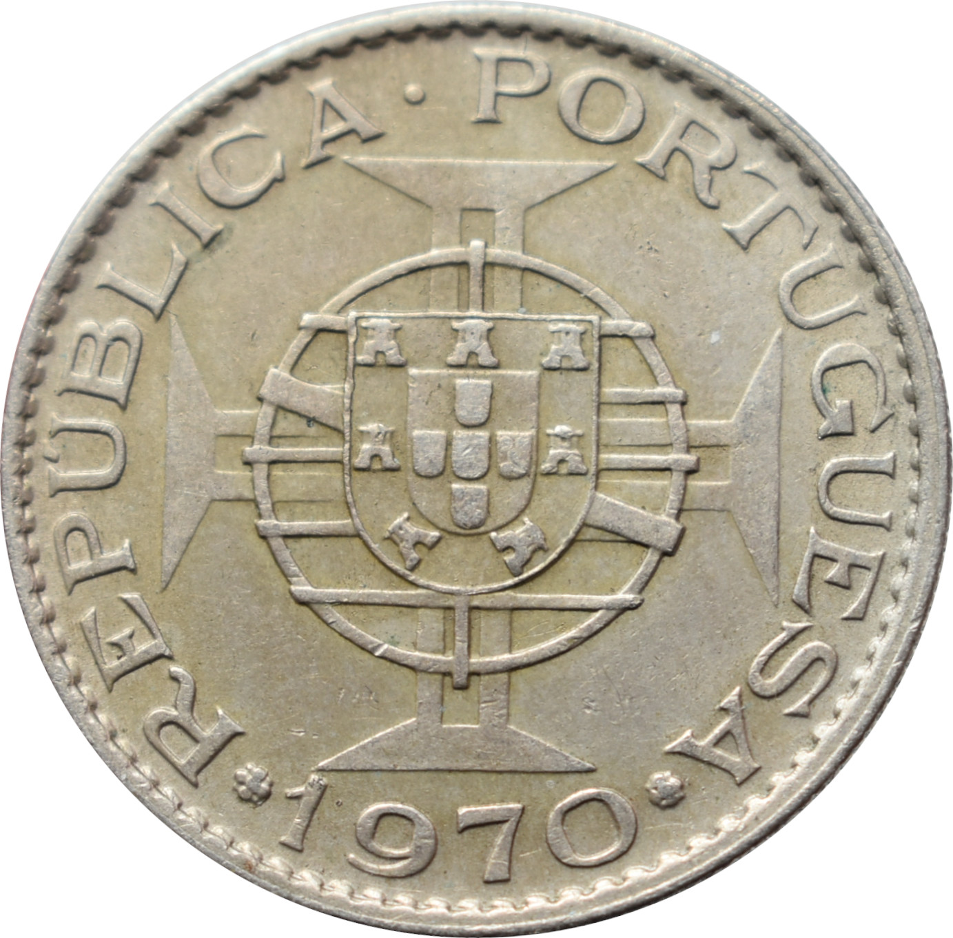 Mozambik 10 Escudos 1970